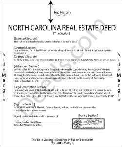 Free Real Estate Forms on Real Estate Deed Forms North Carolina   Deeds Com