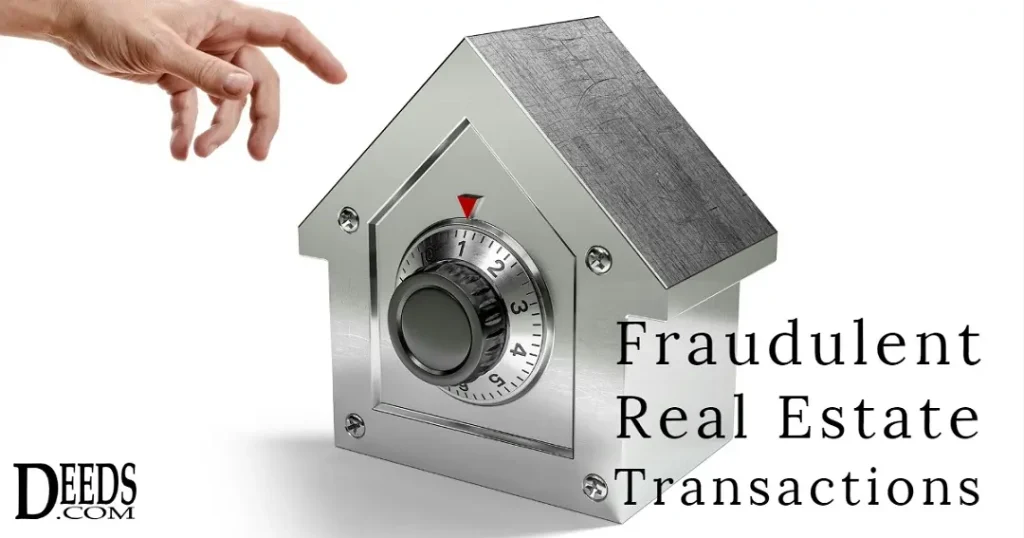 Image of a safe fashioned in the shape of a house with hand reaching to open- article discussing quitclaim deeds and their role in fraudulent real estate transactions.
