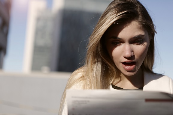 Image of a person looking shocked or surprised. Captioned: Selling the Stigmatized Property.