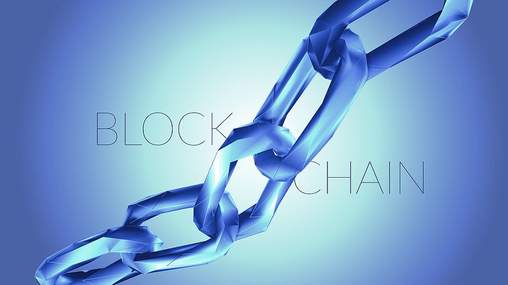 Image representing the idea of a blockchain.