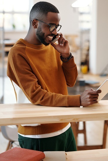 Person getting a home loan approved