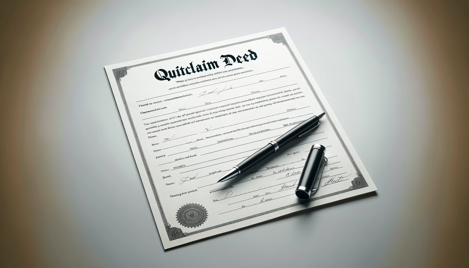 Quitclaim Deed