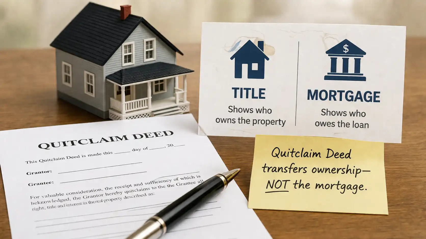 Does a Quitclaim Deed Remove You From the Mortgage?