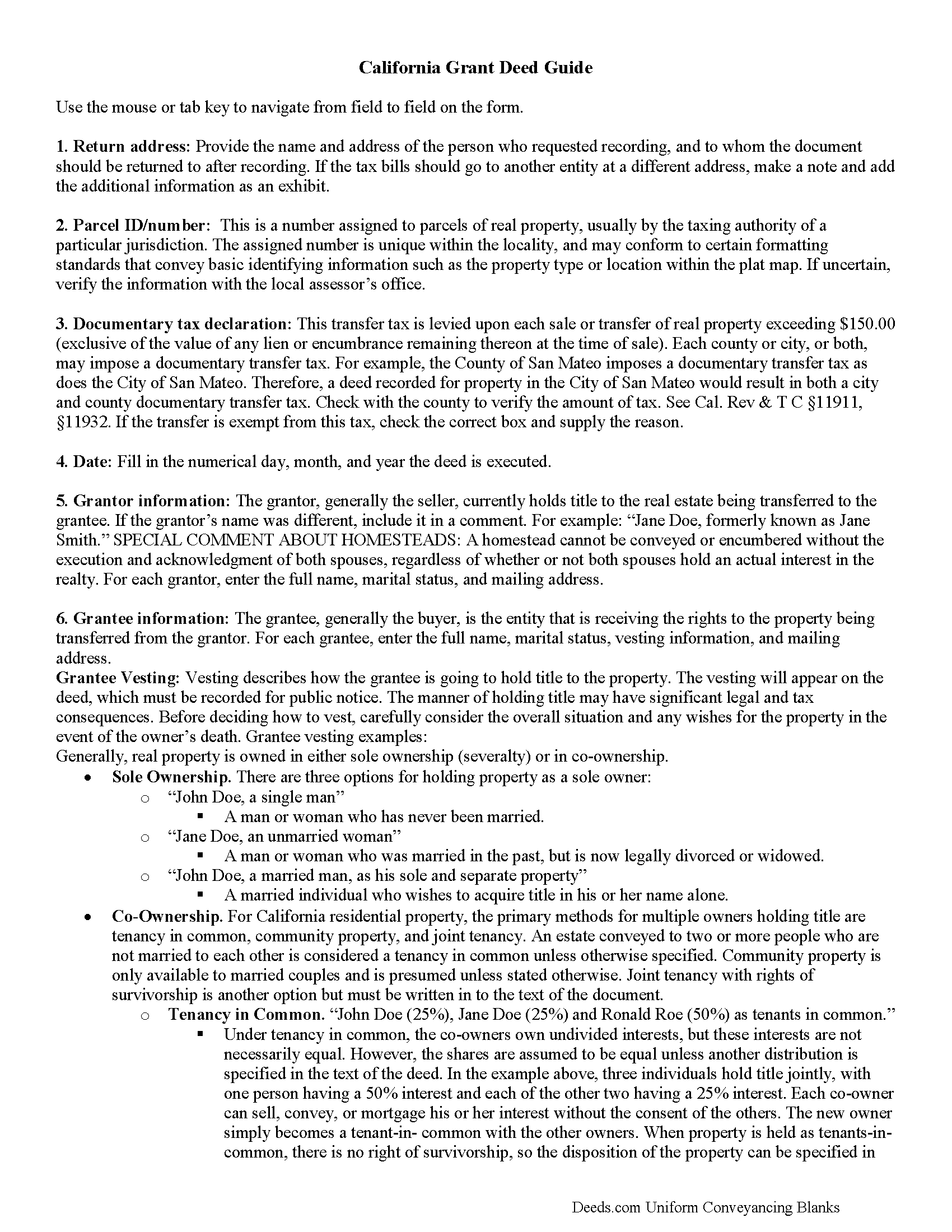 Lassen County Special Warranty Deed Guide