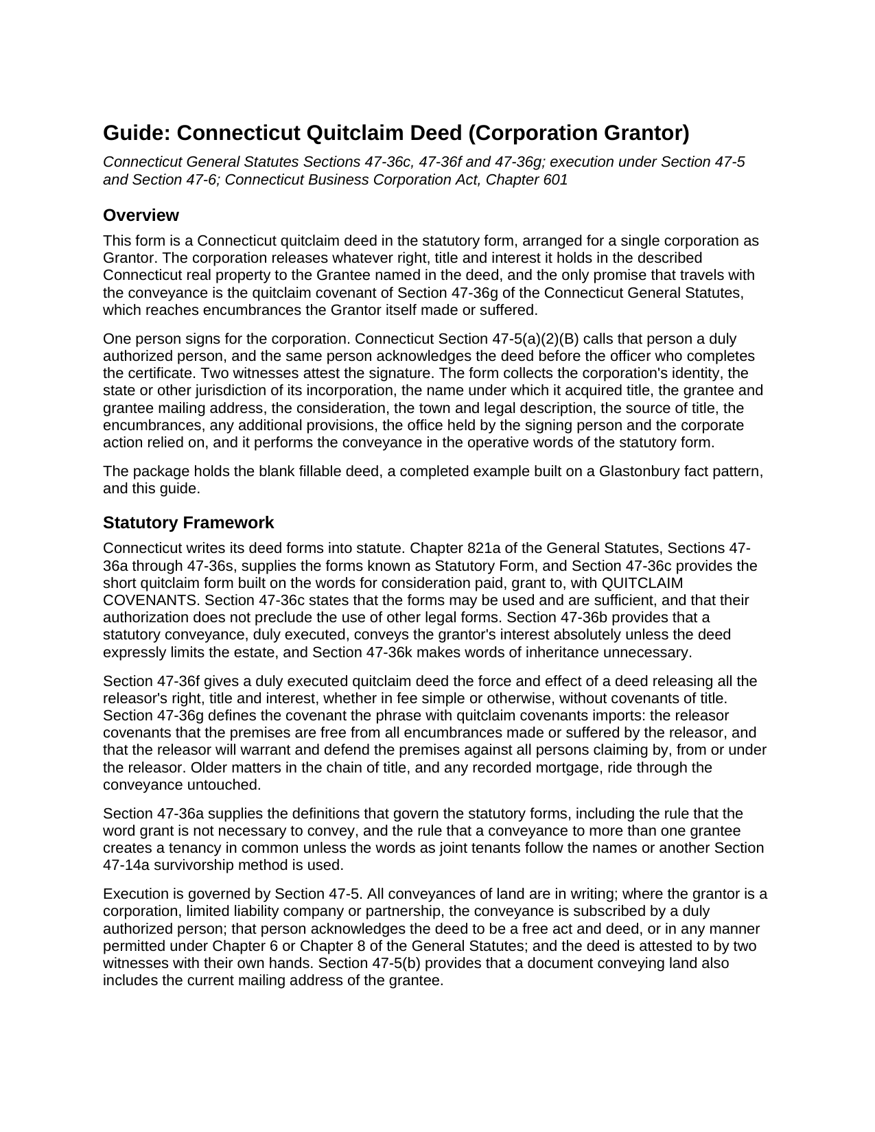 Middlesex County Quitclaim Deed (Corporation Grantor) Guide