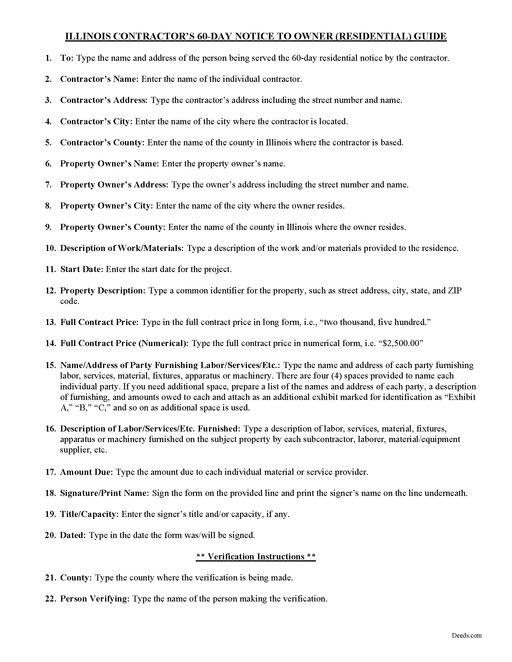 Pulaski County Contractor Notice Guide