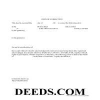 Correction Deed Form