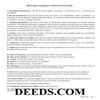 Guidelines for Assignment of Deed of Trust