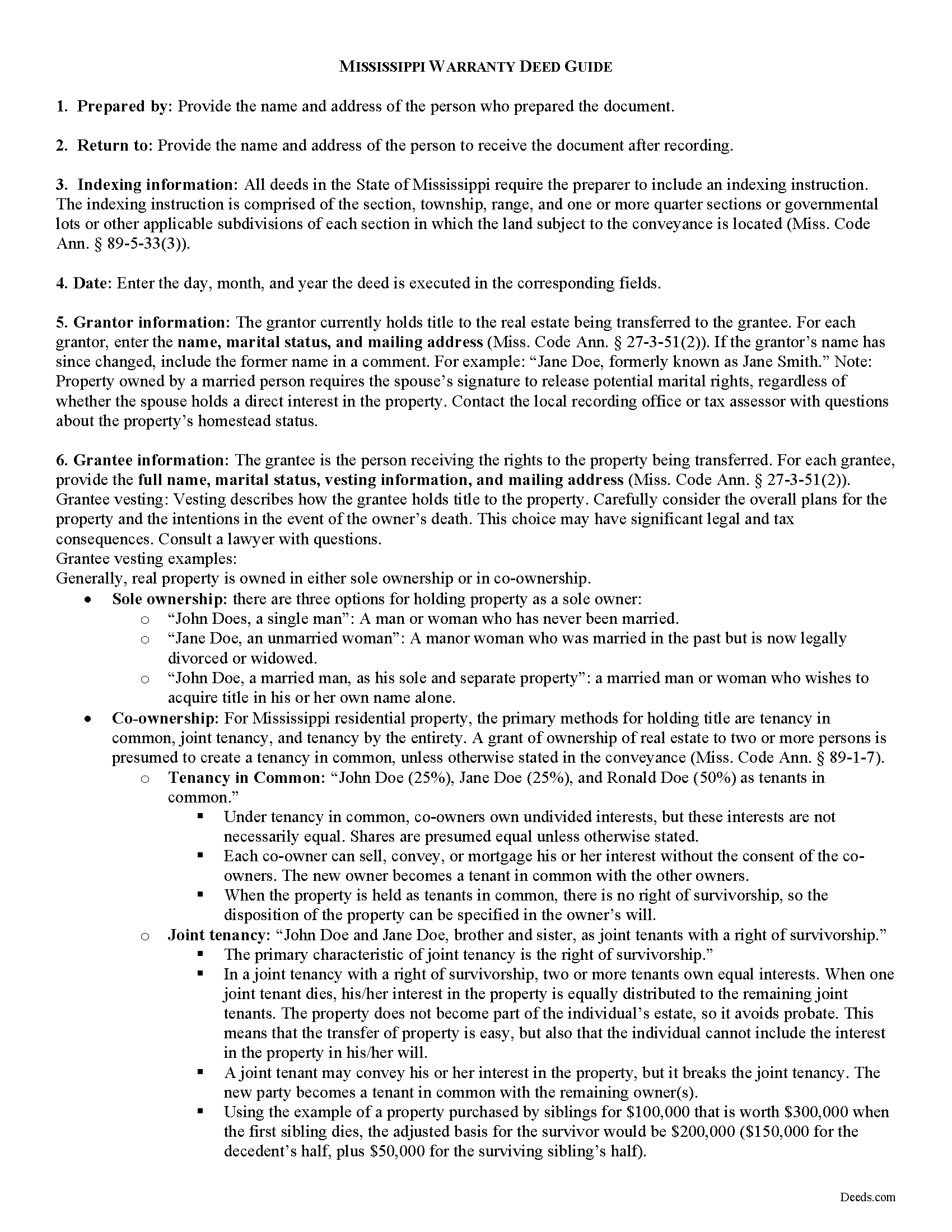 Madison County Warranty Deed Guide