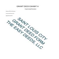 Saint Louis City Grant Deed Form