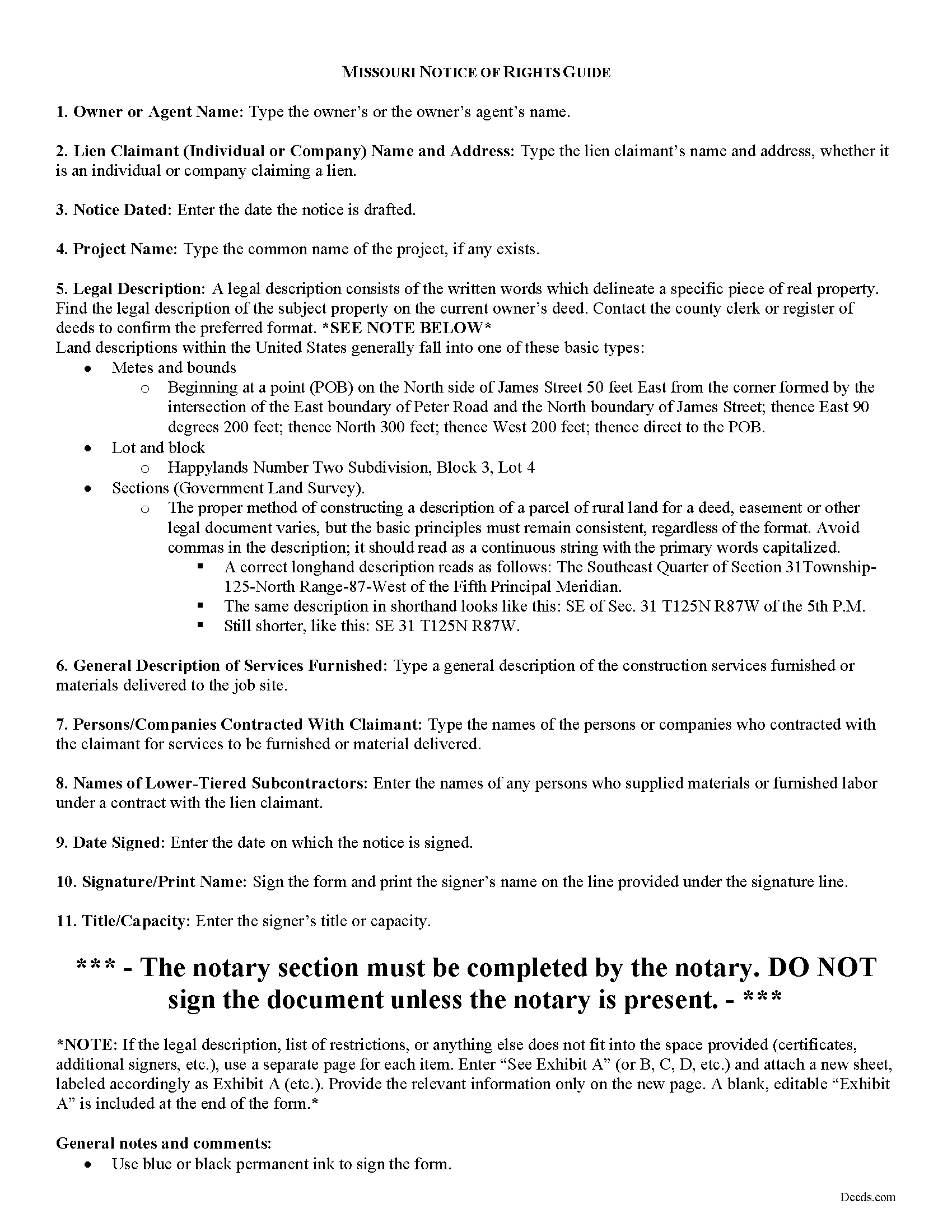 Shelby County Notice of Rights Guide