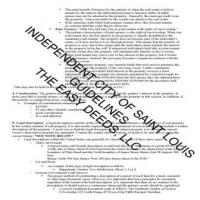 Saint Louis City Warranty Deed Guide