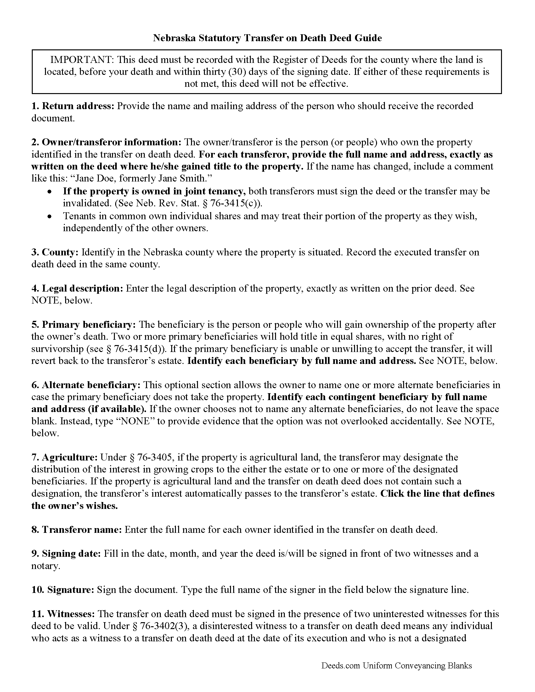 Knox County Transfer on Death Deed Guide