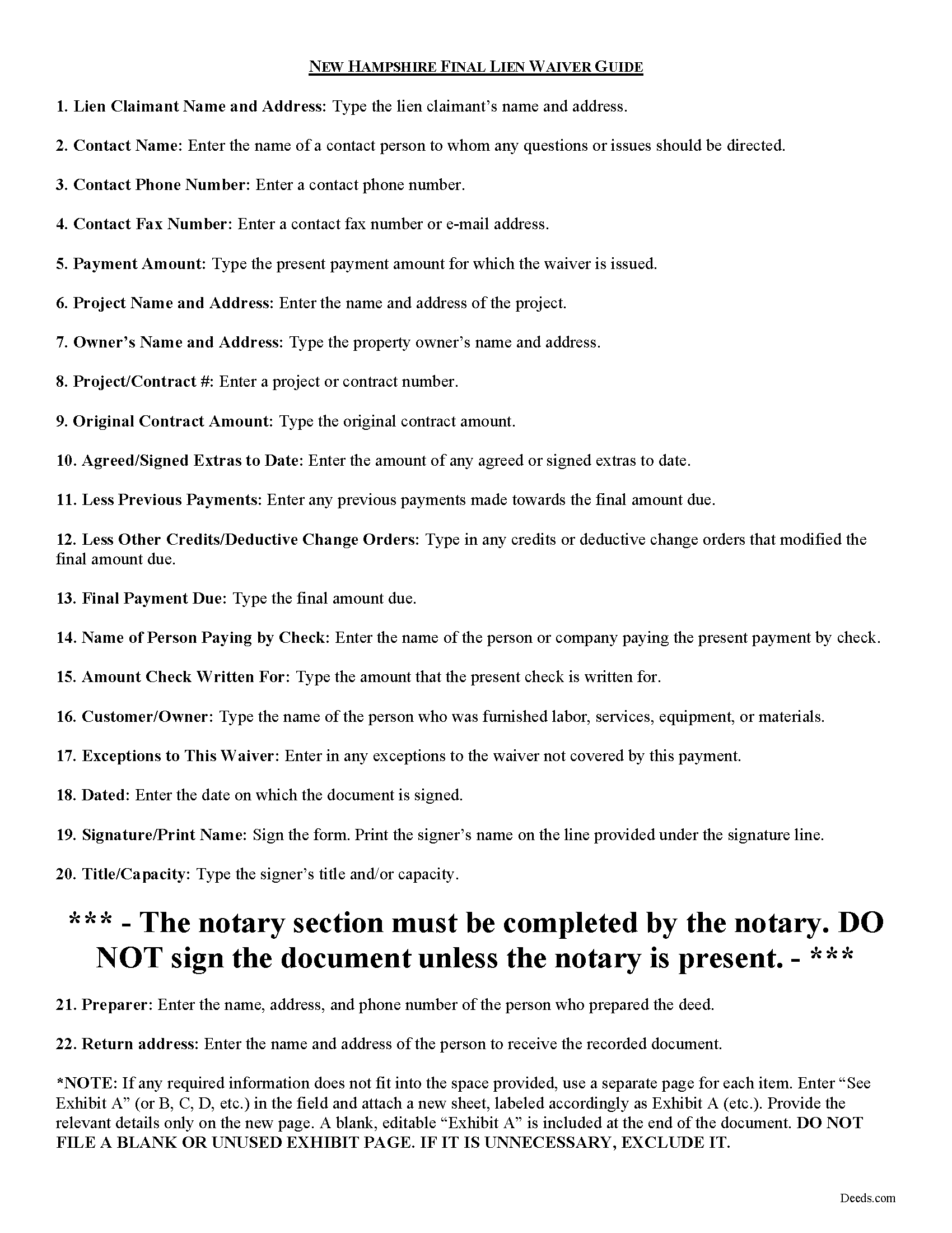 Merrimack County Final Lien Waiver Guide