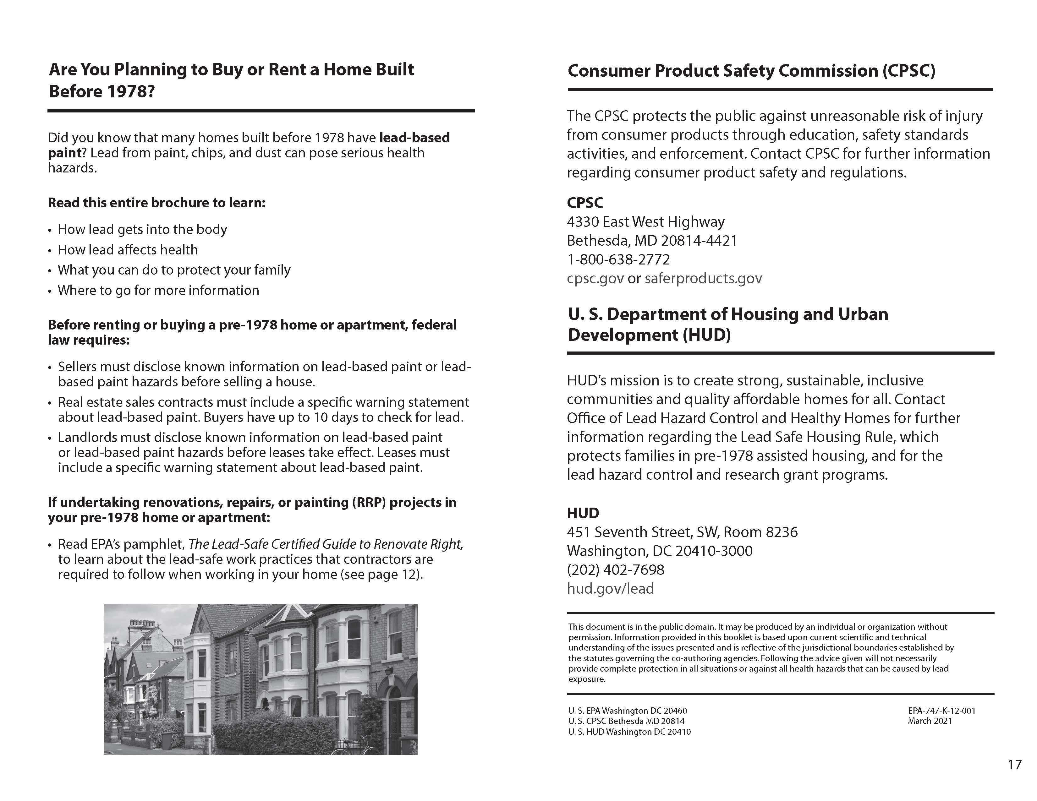 Sussex County Lead Based Paint Brochure