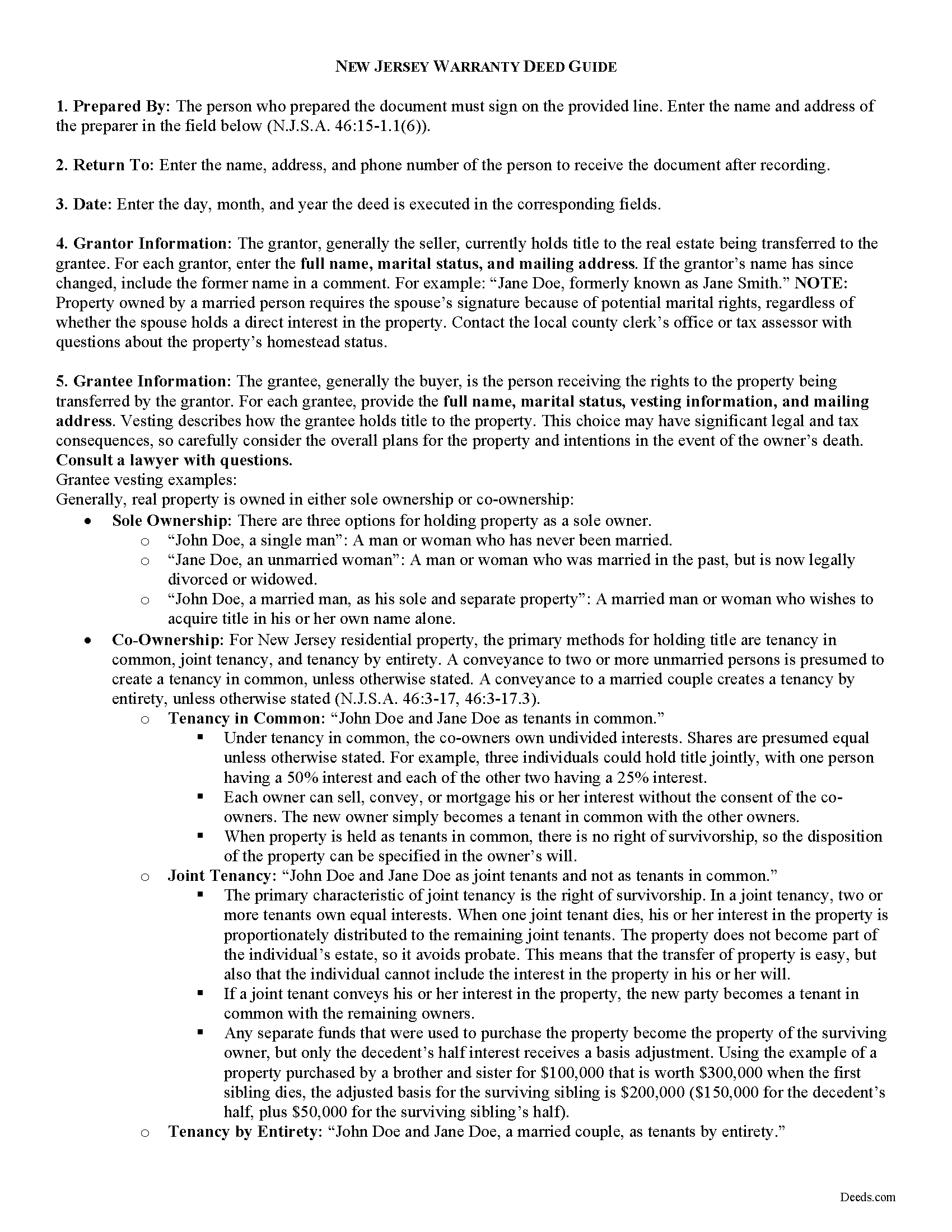 Cumberland County Warranty Deed Guide