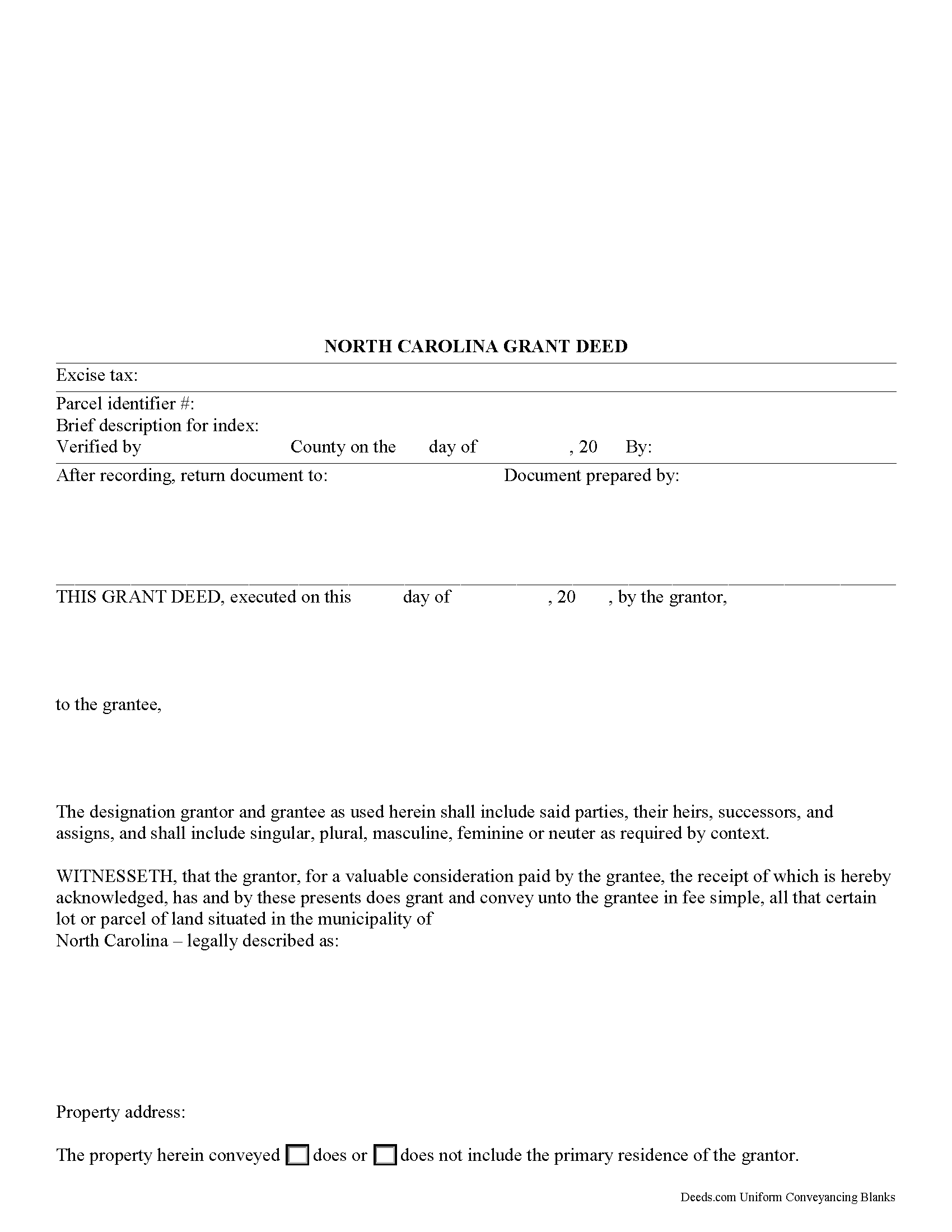 Grant Deed Form
