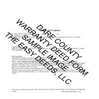Dare County Warranty Deed Form
