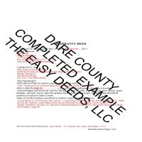 Completed Example of the Warranty Deed Document