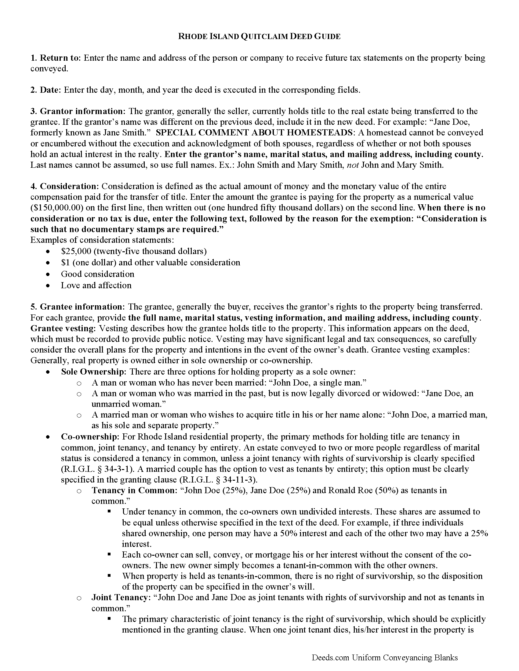 Bristol County Quitclaim Deed Guide