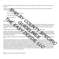 Shelby County Quit Claim Deed Guide