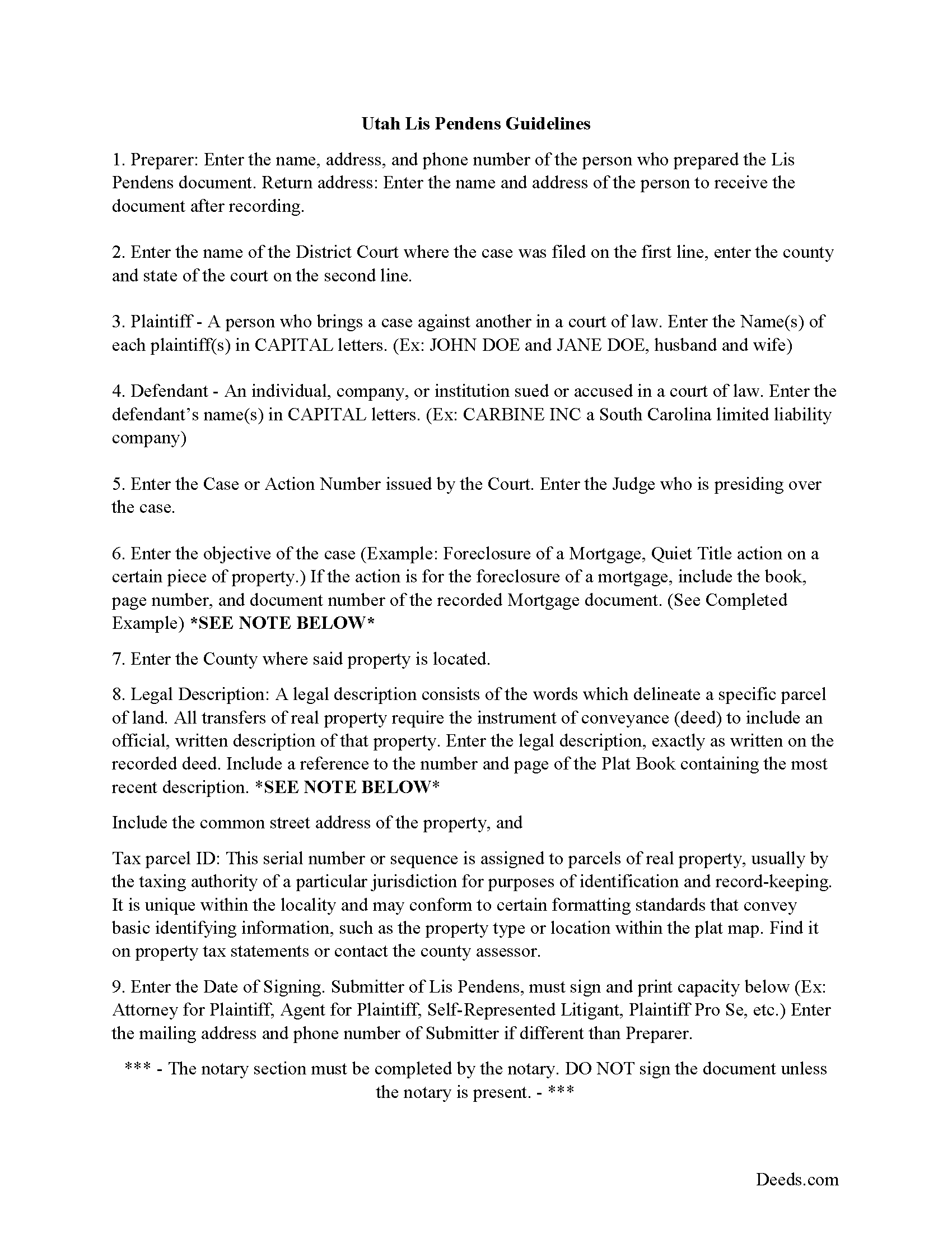 Davis County Lis Pendens Release Guide