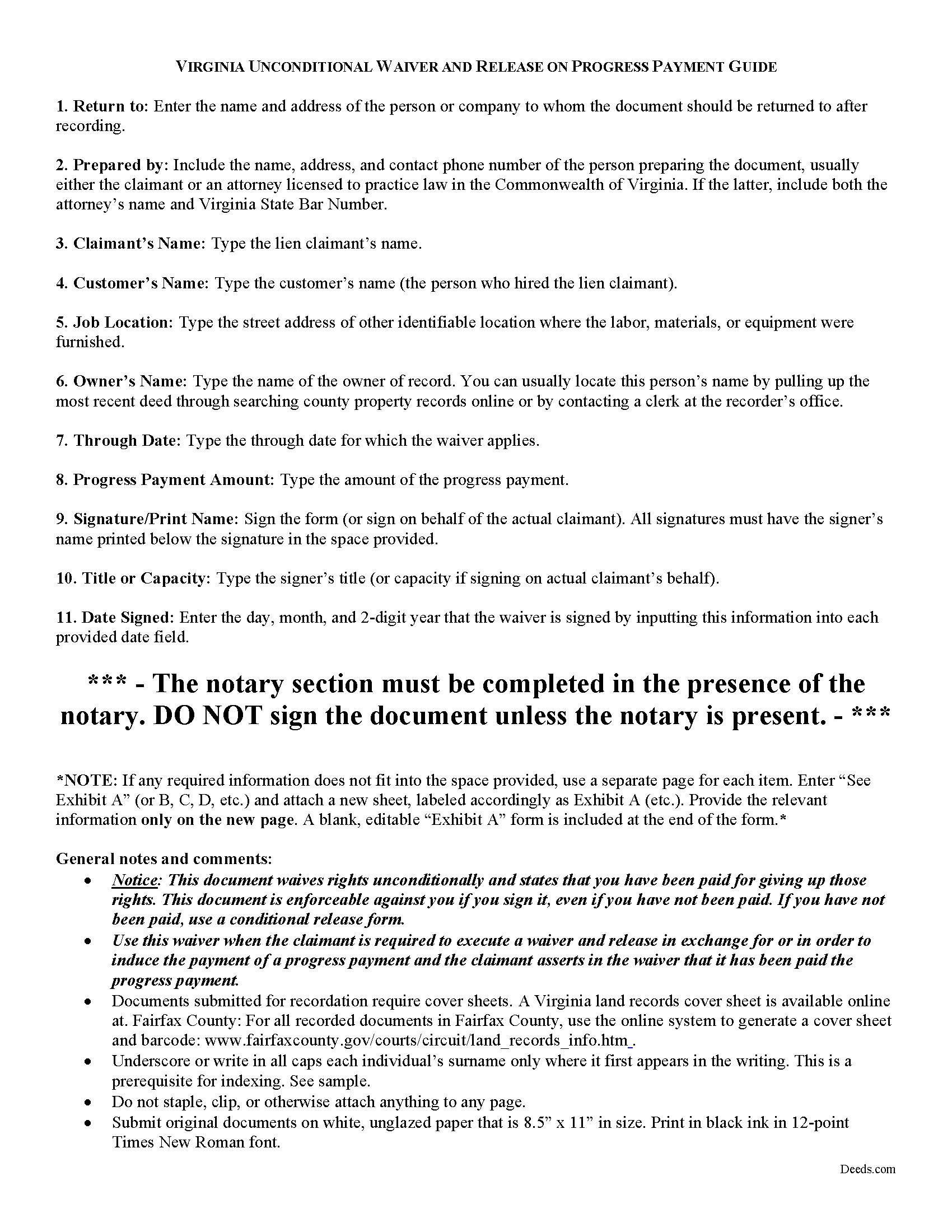 Isle Of Wight County Unconditional Lien Waiver on Partial Payment Guide