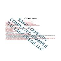 Completed Example of the Grant Deed Document Page 1