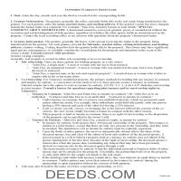 Warranty Deed Guide Page 1