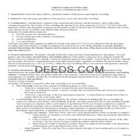 Navajo County Warranty Deed Guide Page 1