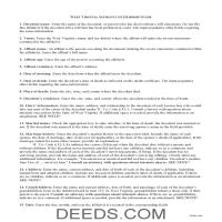 Wyoming County Affidavit of Heirship Guide Page 1