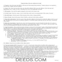 Franklin County Real Estate Affidavit Guide Page 1