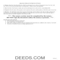 Affidavit of Service Guide Page 1