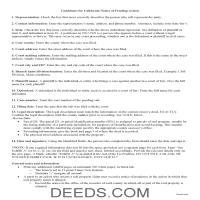 Orange County Notice of Pending Action Guide Page 1