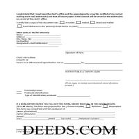Lake County Designation of Current Mailing and E-mail Address Form Page 1