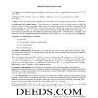 Rock Island County Easement Deed Guide Page 1