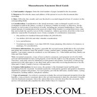 Plymouth County Easement Deed Guide Page