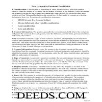 Coos County Easement Deed Guide Page