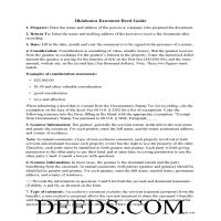 Kingfisher County Easement Deed Guide Page