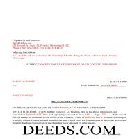 Grenada County Completed Example of the Release of Lis Pendens document Page