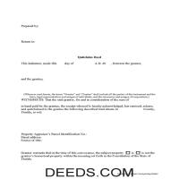 Walton County Preliminary Notice of Mechanics Lien Form Page 1