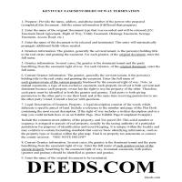 Guidelines for Release of Easement / Access Page 1