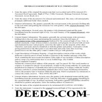 Cass County Guidelines for Release of Easement Page 1