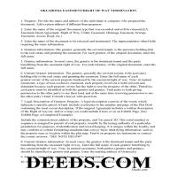 Woods County Guidelines for Release of Easement Page 1