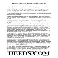 Providence County Guidelines for Release of Easement Page 1