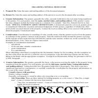 Kingfisher County Mineral Deed Guide Page 1