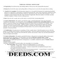 Thomas County Guidelines for Mineral Deed Page 1