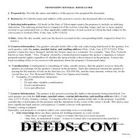 Newton County Mineral Deed Guide Page 1
