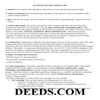 Washington County Guidelines for Mineral Deed Page 1