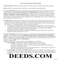 Jessamine County Guidelines for Mineral Deed Page 1